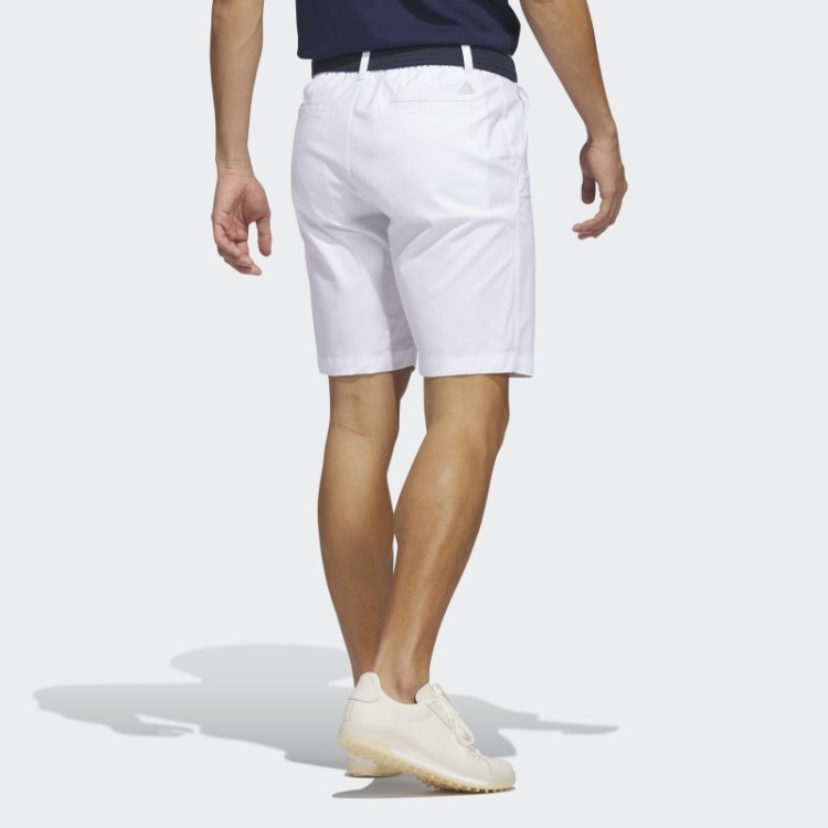 Bermuda Branca Adidas Go-to De Golfe De 9 Polegadas