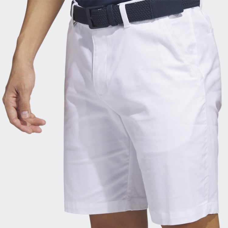 Bermuda Branca Adidas Go-to De Golfe De 9 Polegadas