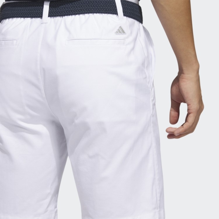 Bermuda Branca Adidas Go-to De Golfe De 9 Polegadas
