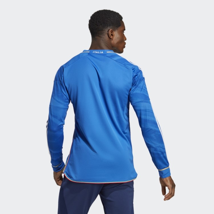 Itália 23 Home Jersey De Manga Longa Azul Adidas