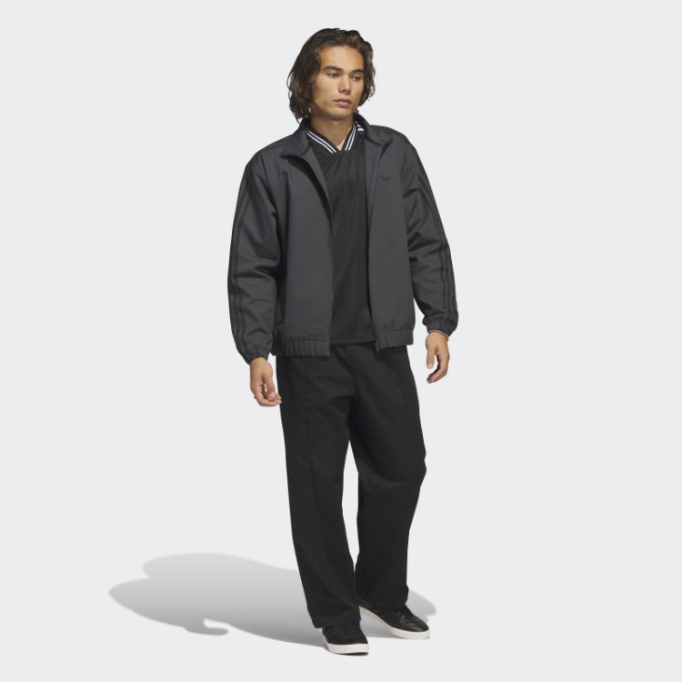 Camisa Preta Espinha De Peixe Adidas (sem Gênero)
