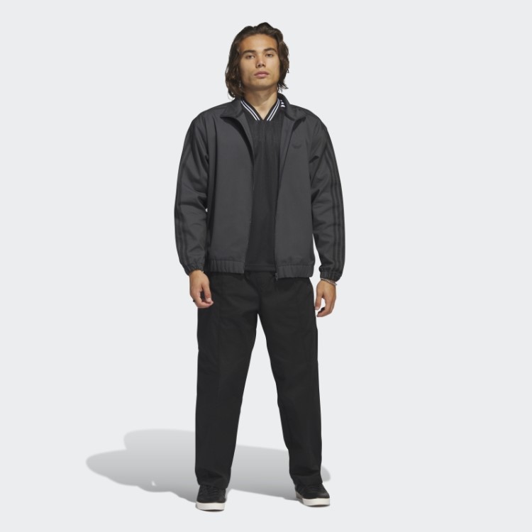 Camisa Preta Espinha De Peixe Adidas (sem Gênero)