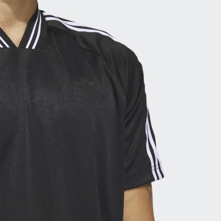 Camisa Preta Espinha De Peixe Adidas (sem Gênero)