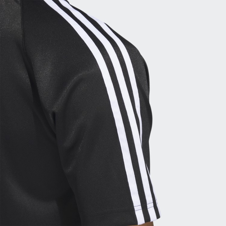 Camisa Preta Espinha De Peixe Adidas (sem Gênero)