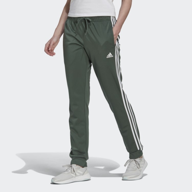 Primegreen Essentials Warmup Calça Esportiva Slim Cônica Com As Três Listras Green Oxid Adidas