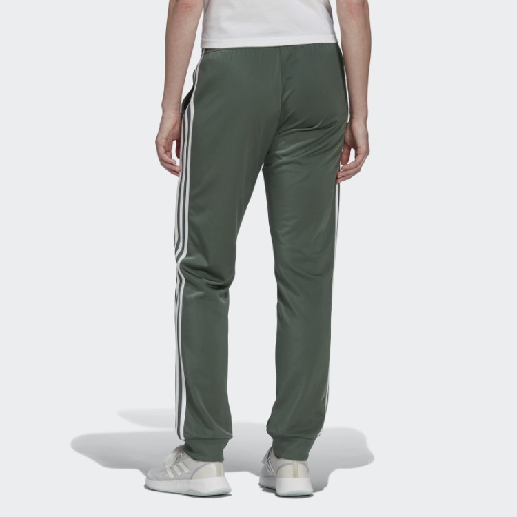 Primegreen Essentials Warmup Calça Esportiva Slim Cônica Com As Três Listras Green Oxid Adidas