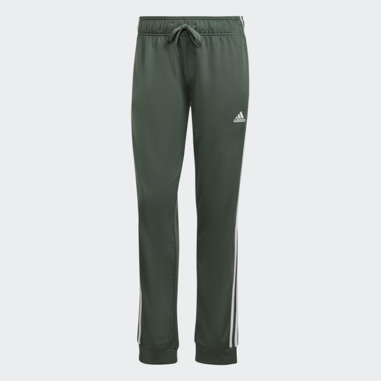 Primegreen Essentials Warmup Calça Esportiva Slim Cônica Com As Três Listras Green Oxid Adidas