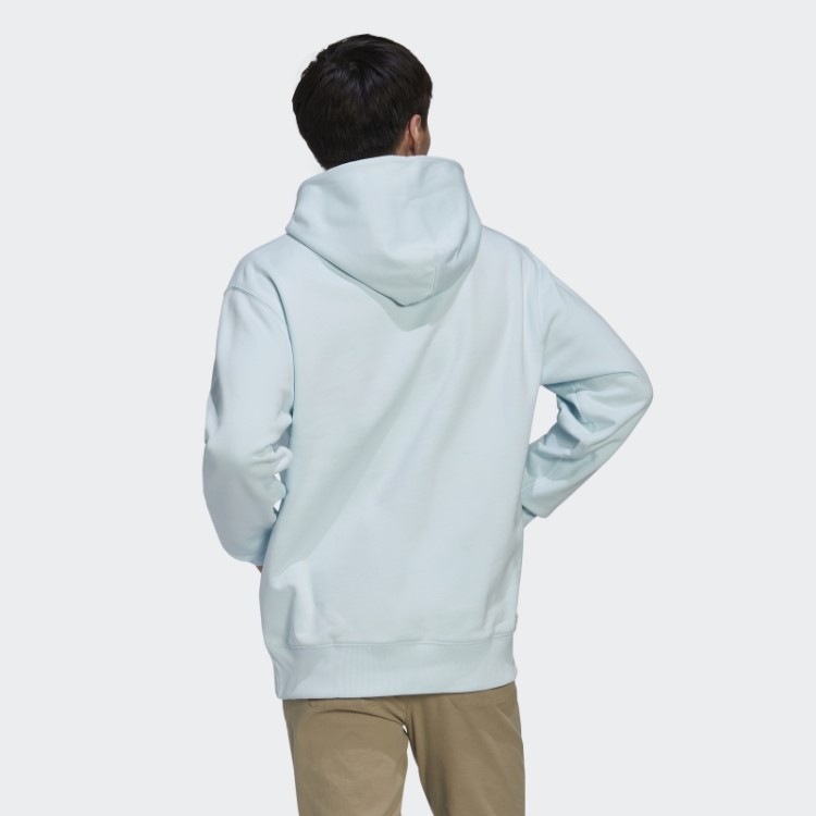 Moletom Adicolor Com Capuz French Terry Azul Adidas