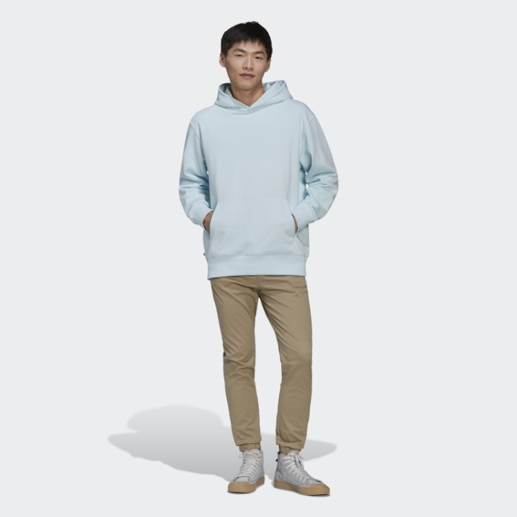 Moletom Adicolor Com Capuz French Terry Azul Adidas