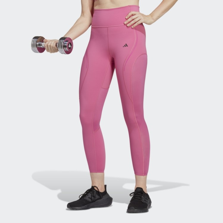 Leggings De Treino Hiit Luxe Fúcsia Personalizadas Adidas