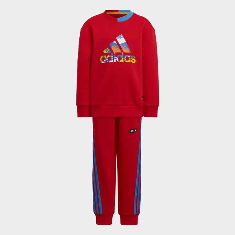 Adidas X Classic Lego Conjunto De Moletom E Calça Red Hot