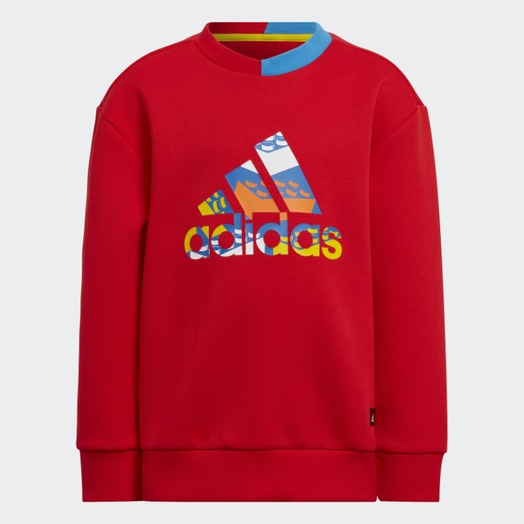 Adidas X Classic Lego Conjunto De Moletom E Calça Red Hot
