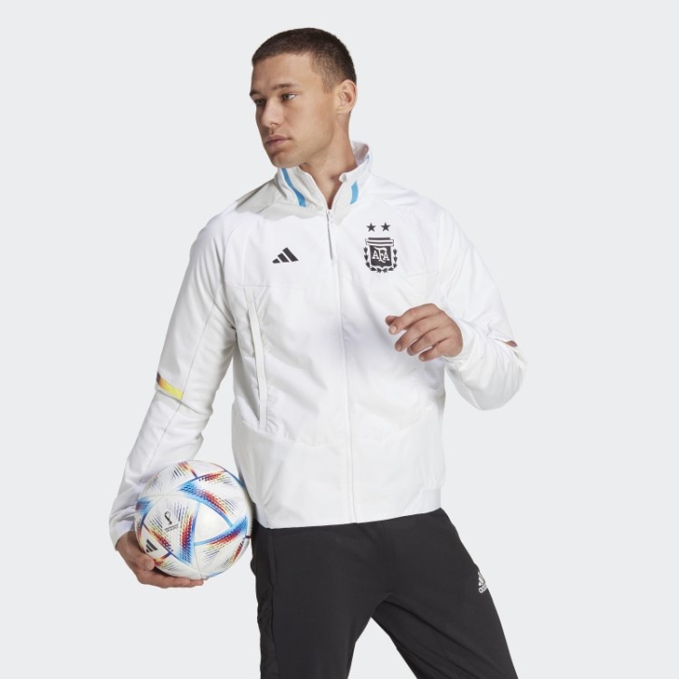 Adidas Argentina Game Day Hino Jaqueta Branca