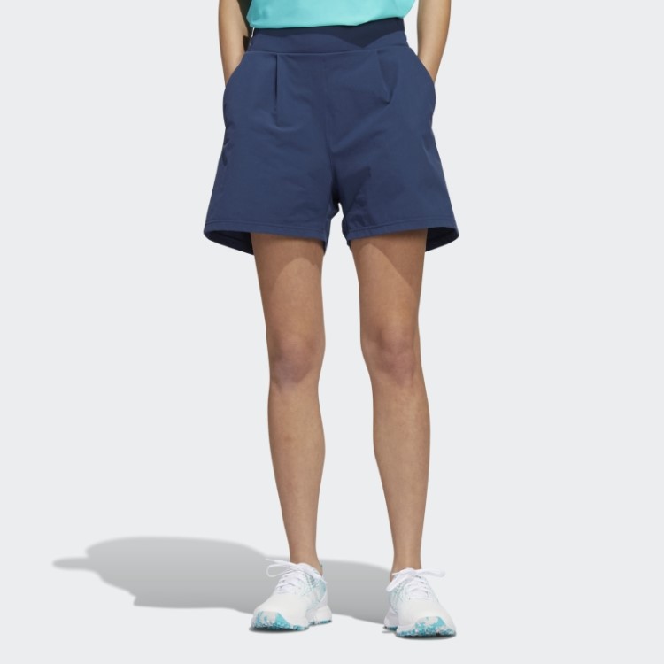 Bermuda Plissada Azul Marinho Adidas
