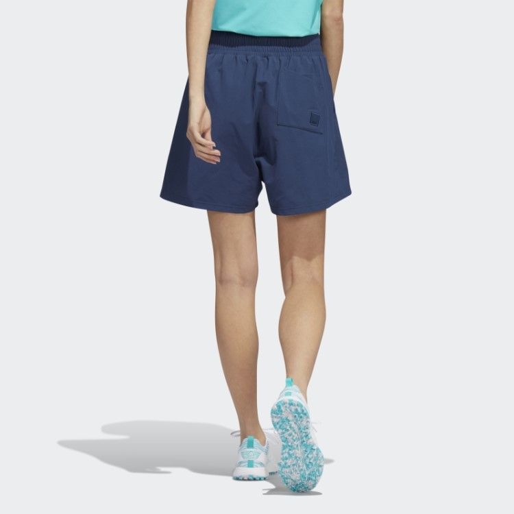 Bermuda Plissada Azul Marinho Adidas