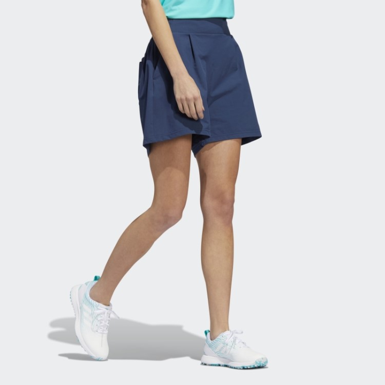 Bermuda Plissada Azul Marinho Adidas