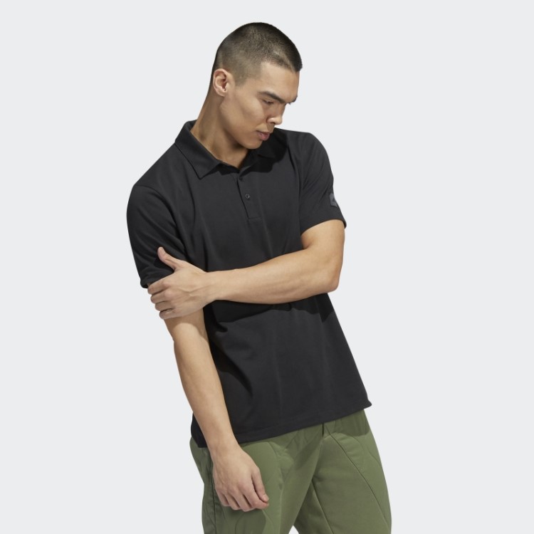 Camisa Polo Preta Adidas Adicross