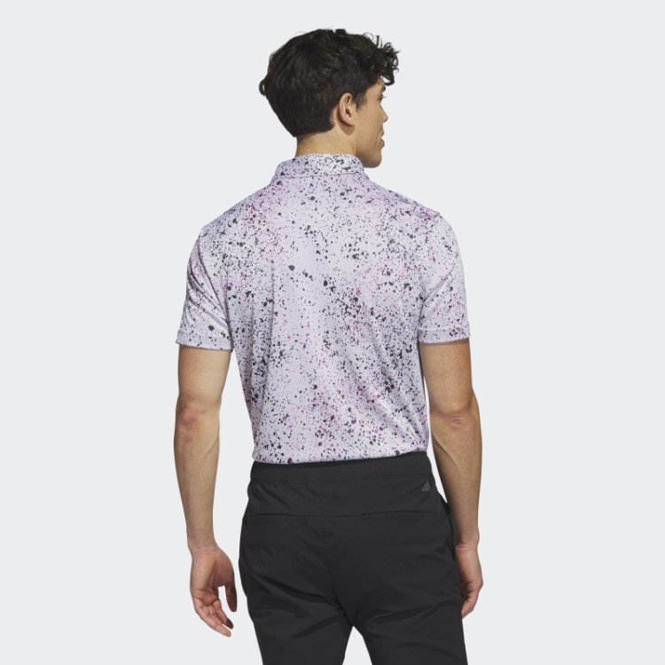 Camisa Pólo De Golfe Jacquard Adidas Branca