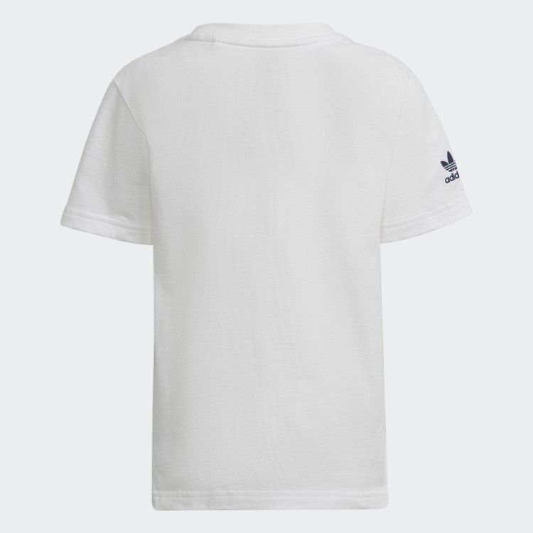 Camiseta Branca Com Estampa Adidas