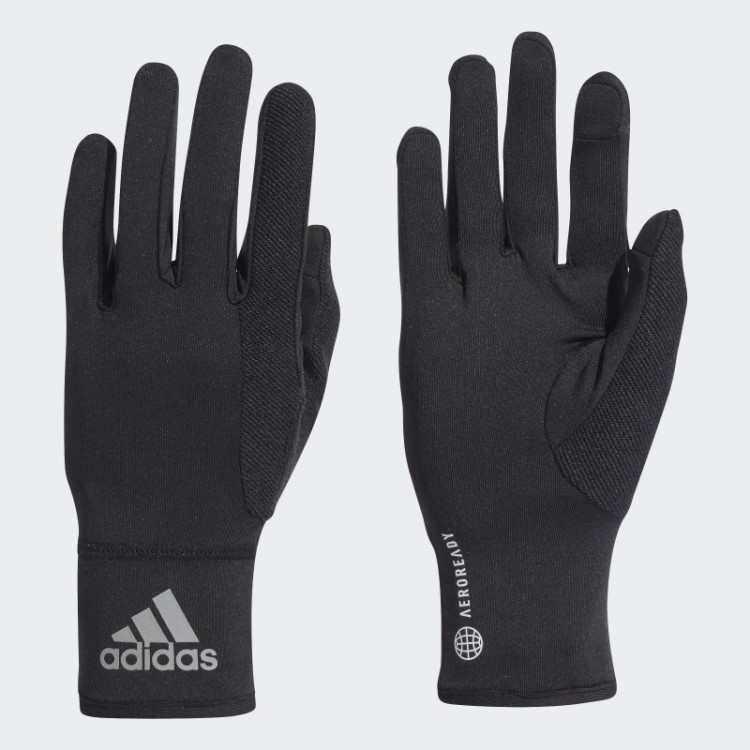 Luvas Pretas Aeroready Adidas