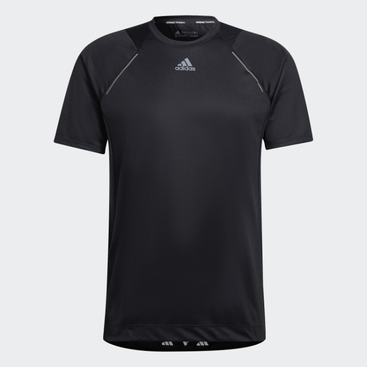 Camiseta De Treino Hiit Spin Preta Adidas