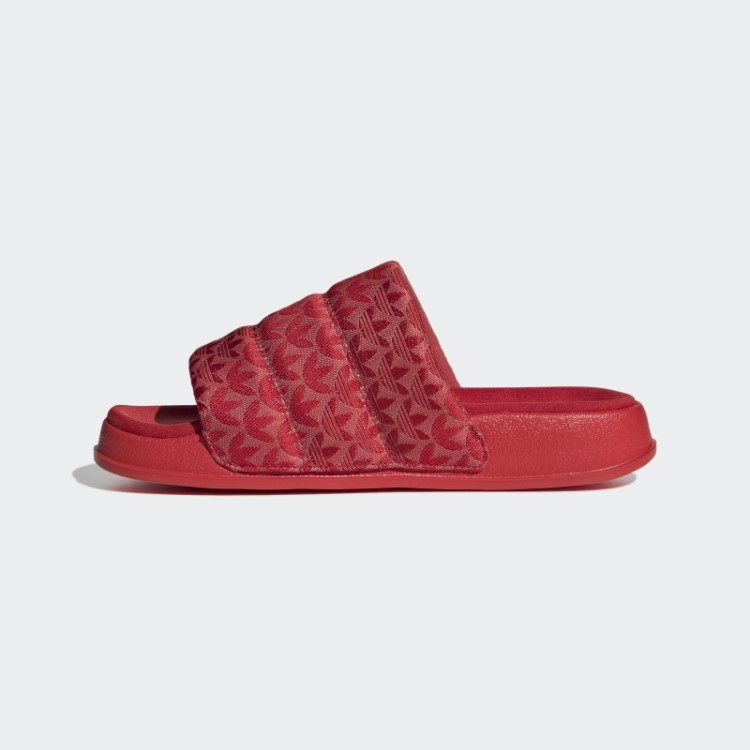 Slides Essenciais Adidas Adilette Escarlate