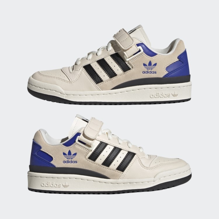 Sapato Baixo Azul Adidas Forum