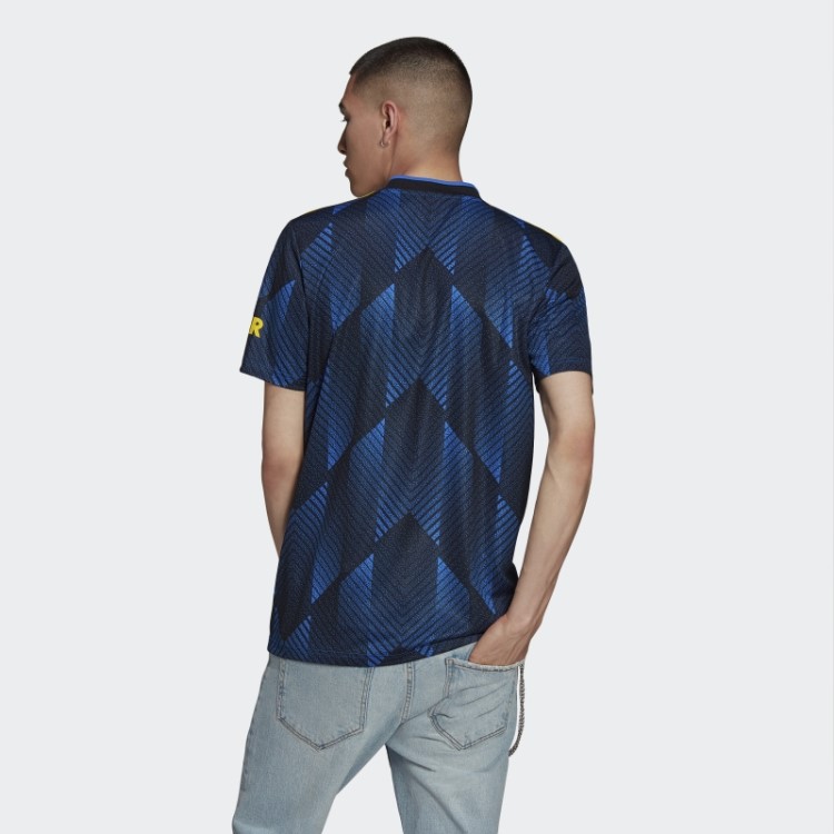 Adidas Glow Blue Manchester United 21/22 Terceira Camisa