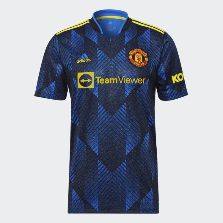 Adidas Glow Blue Manchester United 21/22 Terceira Camisa