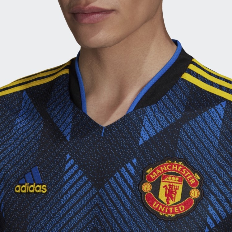 Adidas Glow Blue Manchester United 21/22 Terceira Camisa