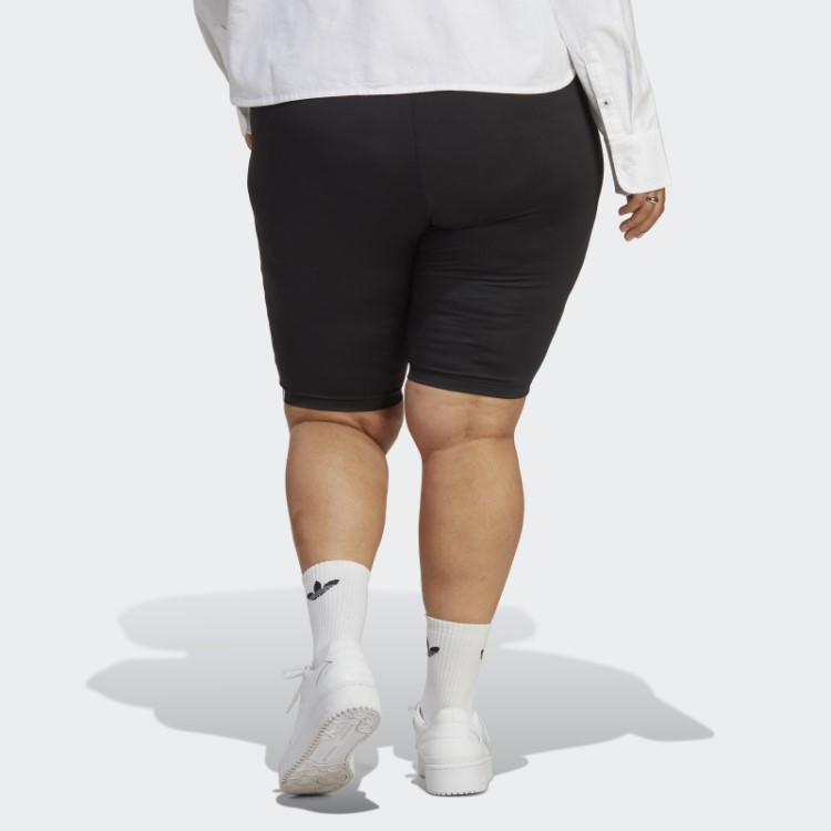 Meia-calça Preta De Cintura Alta Adidas Adicolor Classics (tamanho Grande)