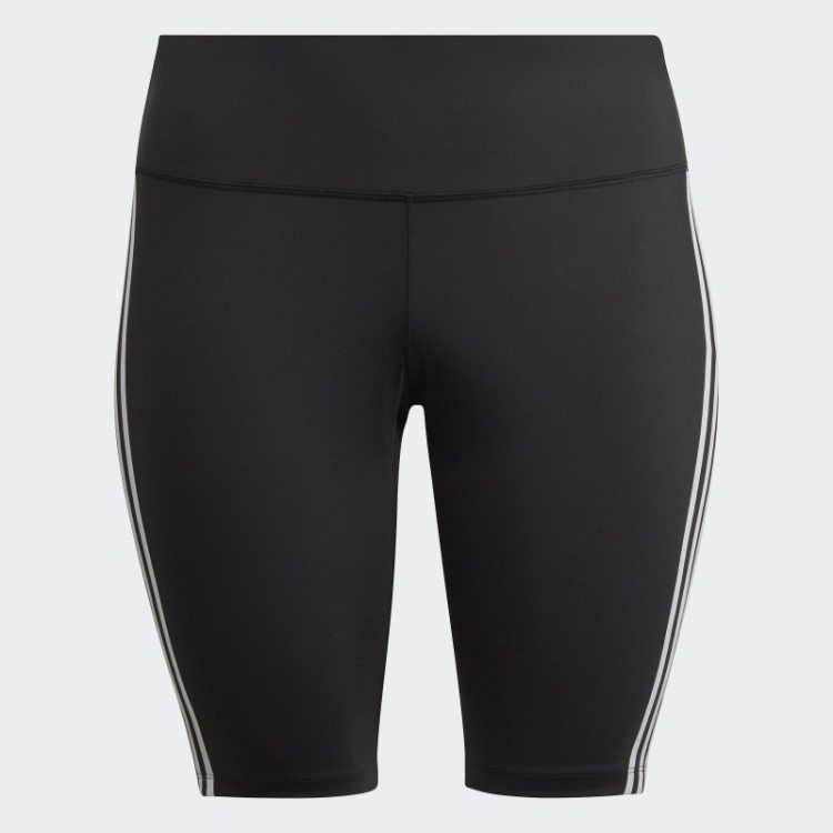 Meia-calça Preta De Cintura Alta Adidas Adicolor Classics (tamanho Grande)