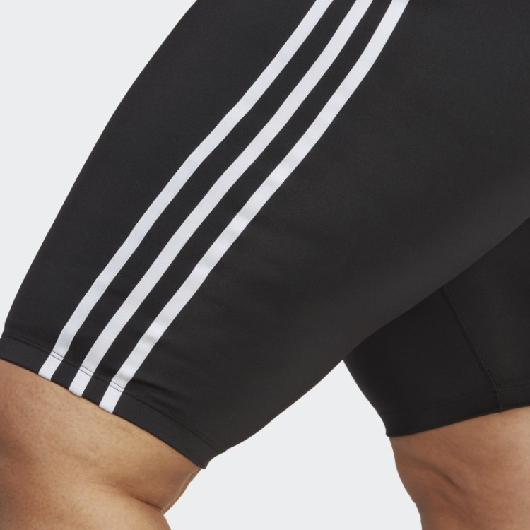 Meia-calça Preta De Cintura Alta Adidas Adicolor Classics (tamanho Grande)