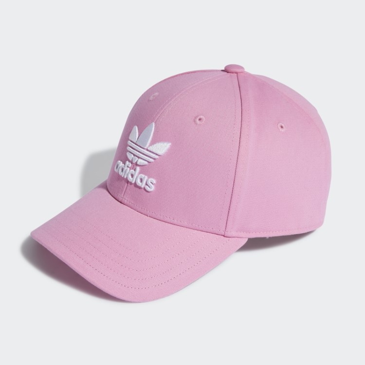 Boné De Beisebol Adidas Trefoil Rosa