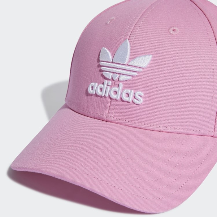 Boné De Beisebol Adidas Trefoil Rosa