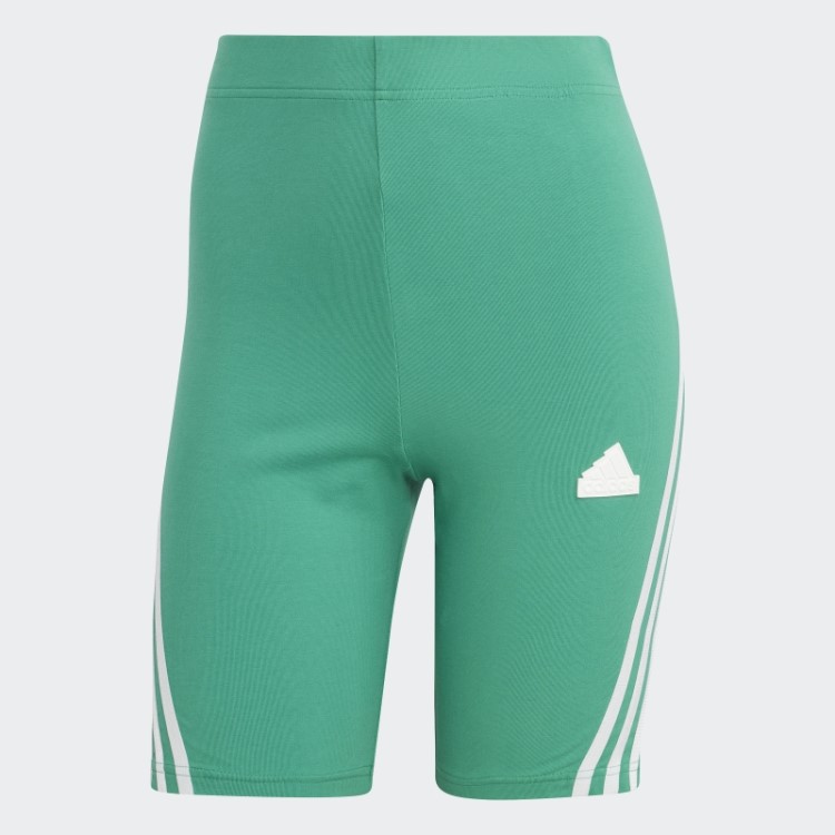 Short De Ciclismo Com As Três Listras Verde Future Icons Da Adidas Court
