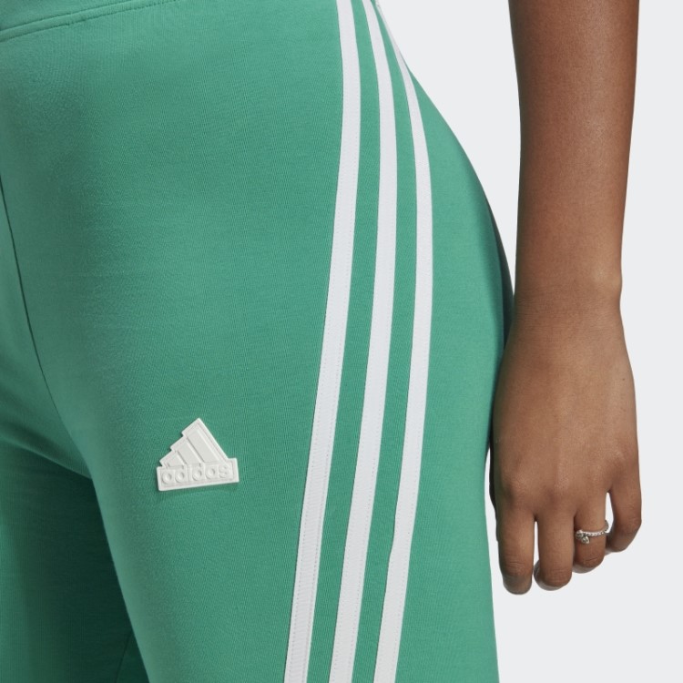 Short De Ciclismo Com As Três Listras Verde Future Icons Da Adidas Court