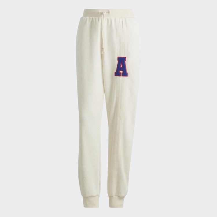 Calça De Moletom Adidas White Mel Originals Com As Três Listras