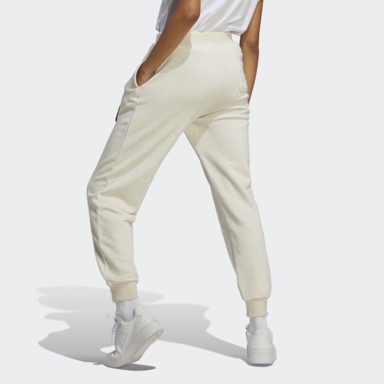 Adidas Originals 3 Listras Leg Joggers Branco Mel