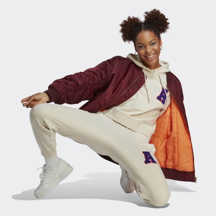 Adidas Originals 3 Listras Leg Joggers Branco Mel
