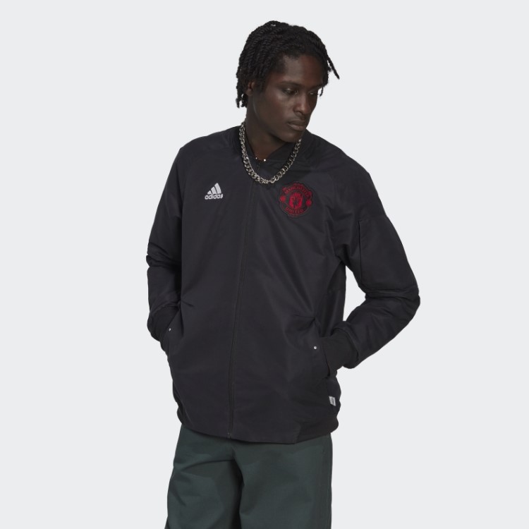 Jaqueta De Viagem Preta Manchester United Adidas