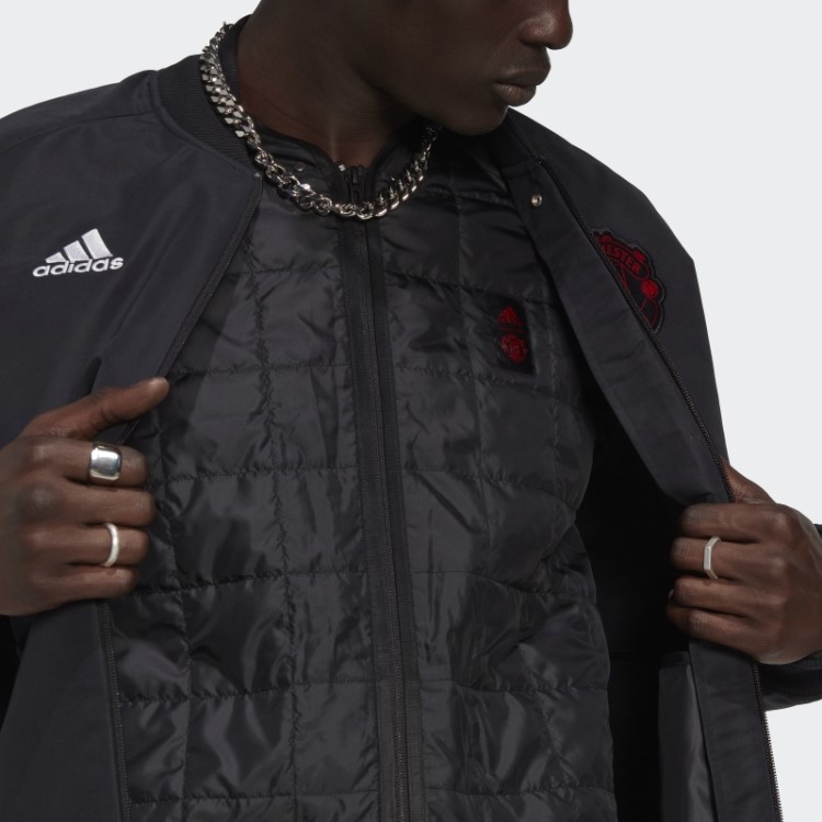 Jaqueta De Viagem Preta Manchester United Adidas