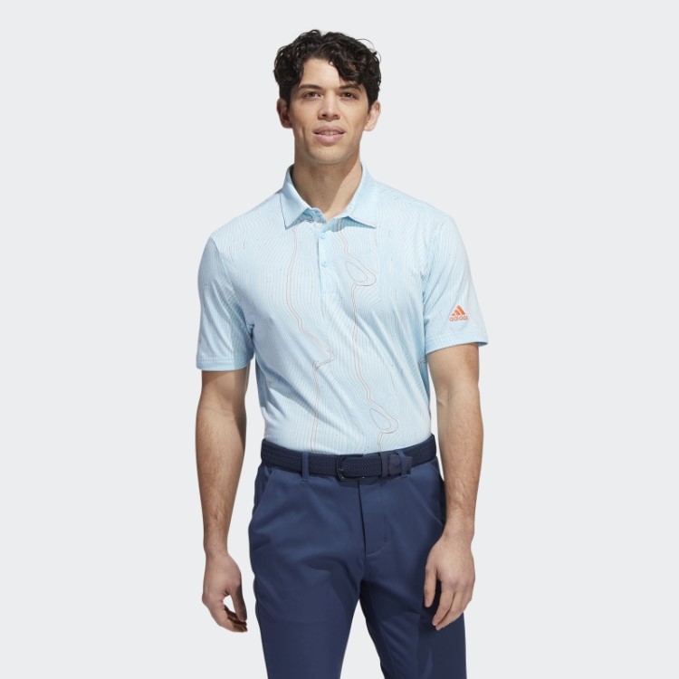 Adidas Course Map Camisa Polo Azul Mel