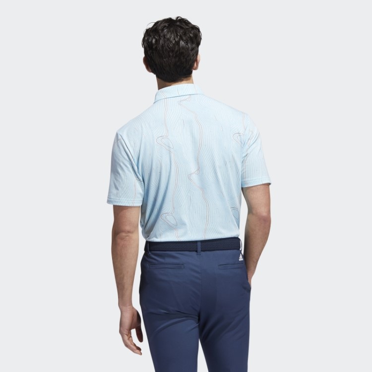 Adidas Course Map Camisa Polo Azul Mel