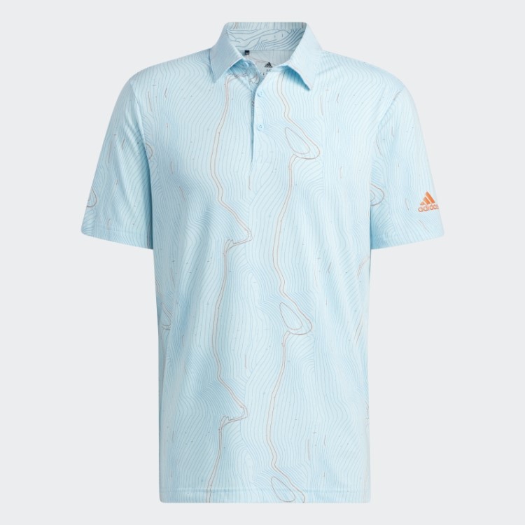 Adidas Course Map Camisa Polo Azul Mel