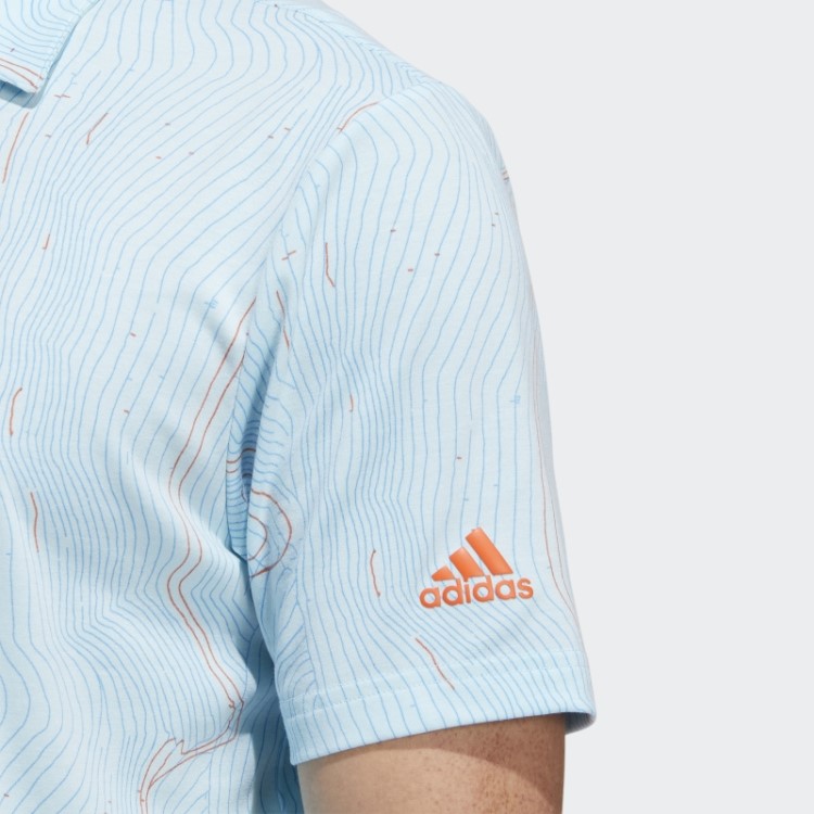 Adidas Course Map Camisa Polo Azul Mel