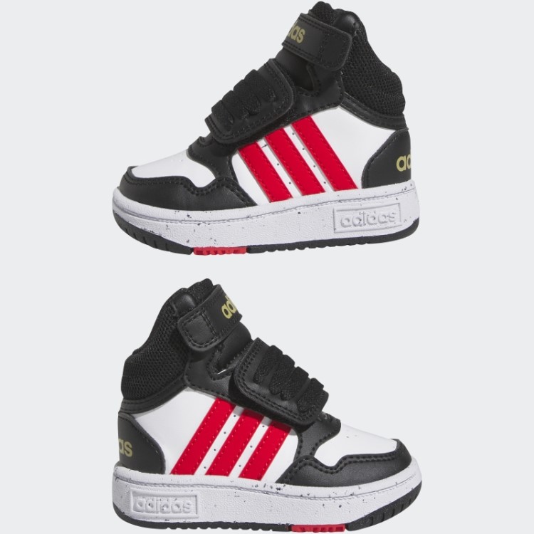 Elegantes Sapatos De Basquete Adidas Pretos Médios