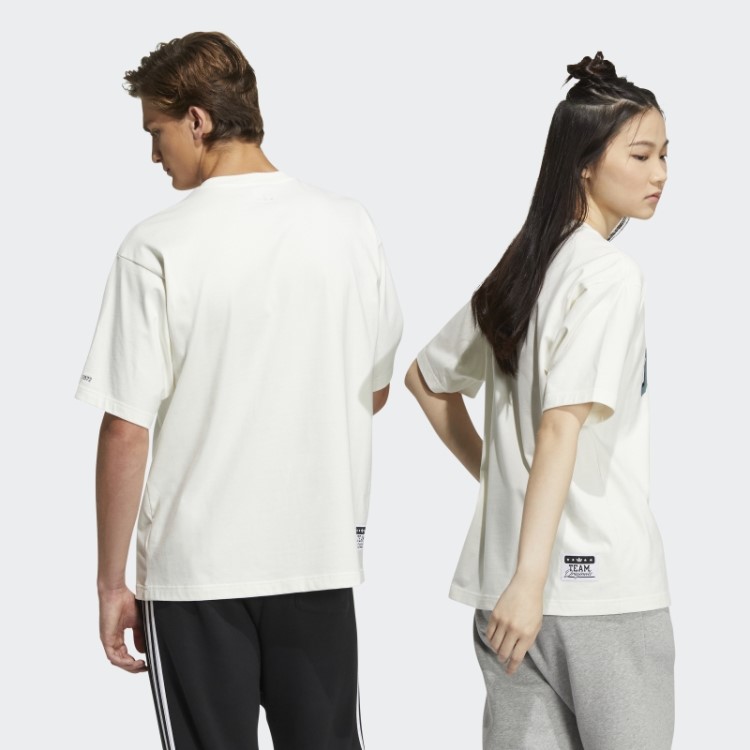 Camiseta Adidas Modern Collegiate Slogan Branca