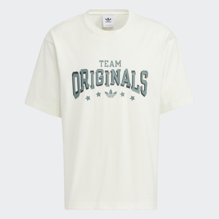 Camiseta Adidas Modern Collegiate Slogan Branca