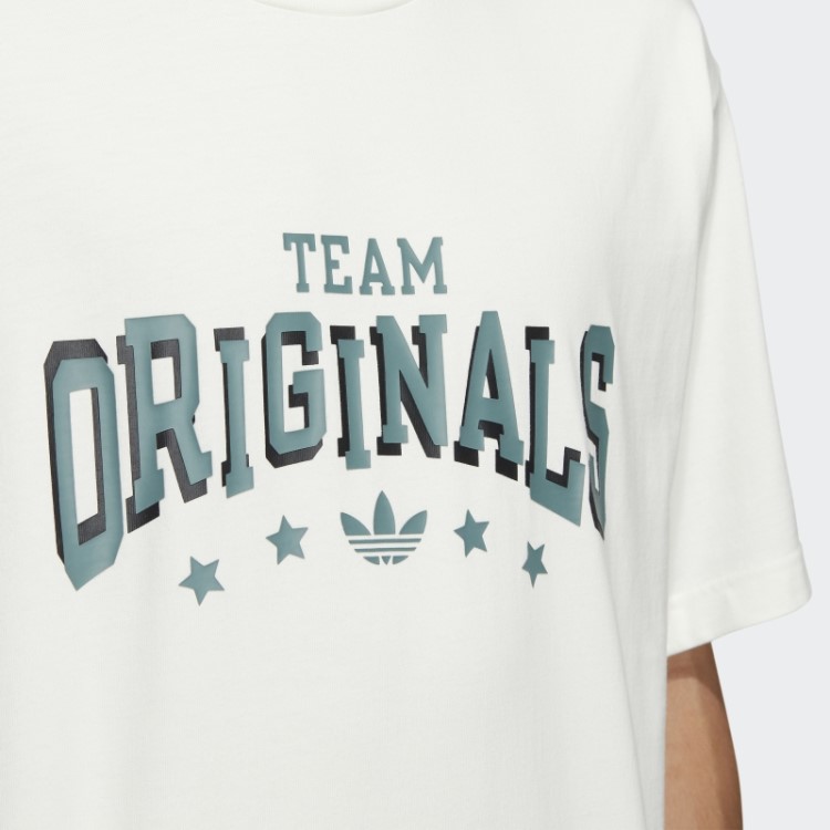 Camiseta Adidas Modern Collegiate Slogan Branca